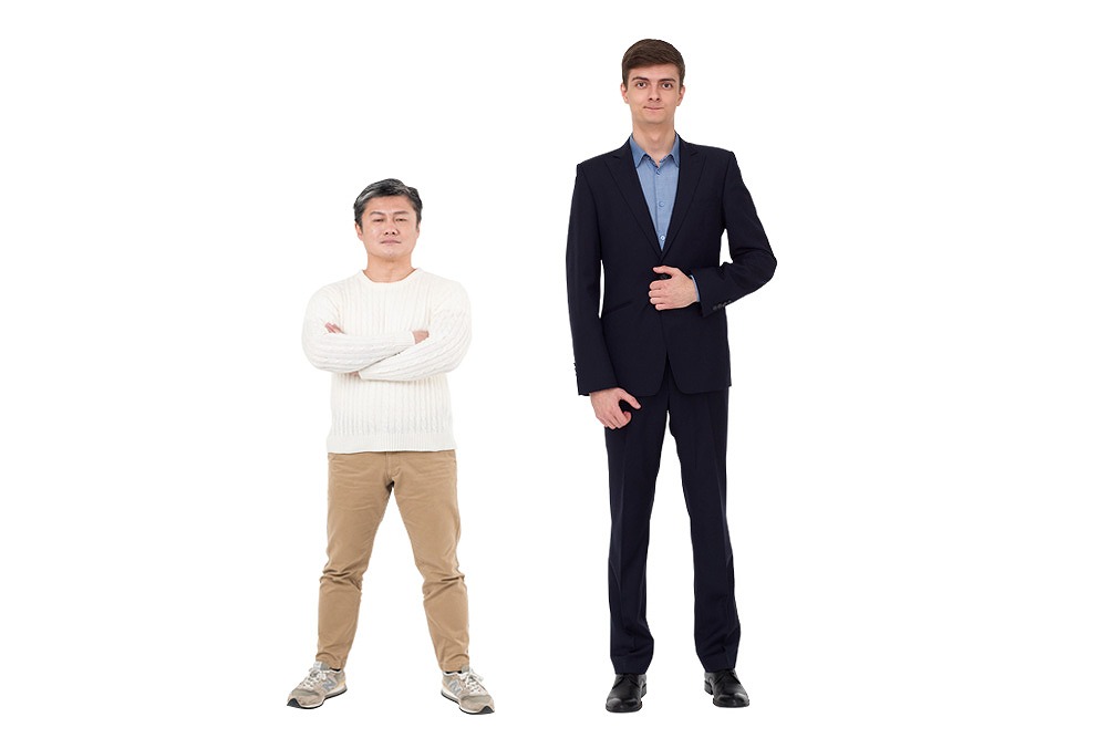 トムソンベッドは体格差にも対応する画像